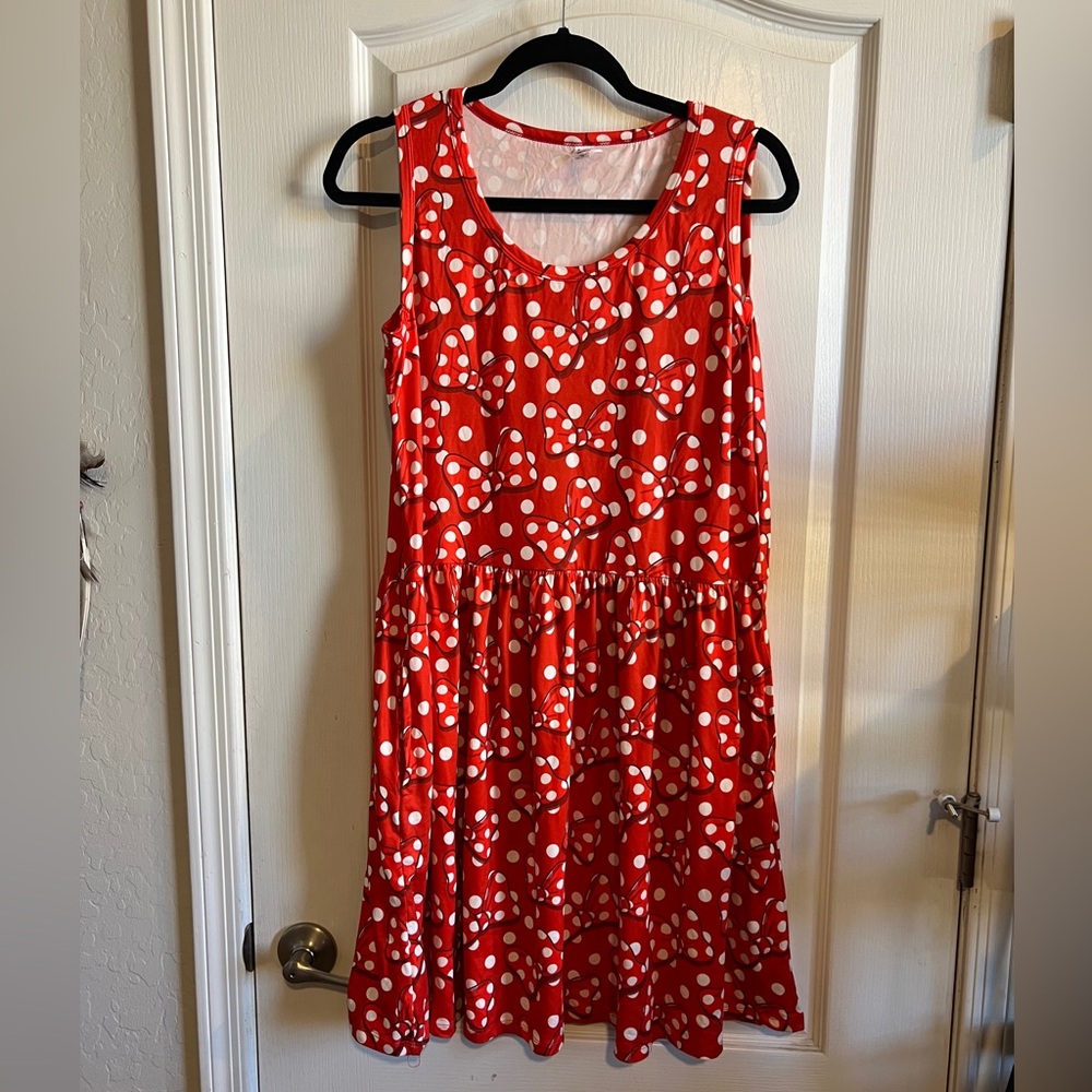 Ambrie Disney Minnie Mouse Sleeveless Skater Dress